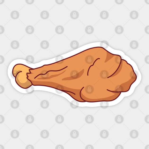 Turkey Leg Sticker by MagicalNoms